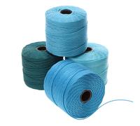 Beadsmith S-Lon Bead Cord, Size 18, Marine Color Mix, 4 Colors 77 Yards Each