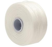 BeadSmith Super-Lon (S-Lon) Thread - Size AA - White (1 Bobbin) by Beadsmith