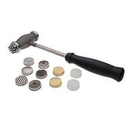 Beadsmith Texture Hammer with Interchangeable Head 13pcs 9.5-inch, Acrylic, Multicoloured, 1.15 x 4.9 x 11.15 cm