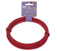The Beadsmith 12-Gauge Anodized Aluminum Wire for Jewelry Making, Metal Wire for Wrapping (Red)