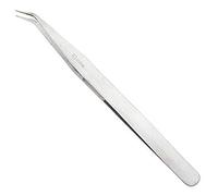 Beadsmith XTL-4001 Bent Fine Point Tweezers Bead and Pearl Knotting