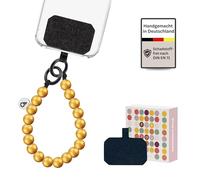 beadstars Mobile Phone Chain Short Made of Wooden Beads Universal Mobile Phone Pendant for All Smartphones Handmade in Germany Compatible with iPhone, Samsung etc. Ideal as Gifts for Women, Wood