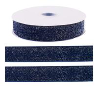Beadthoven 10 Yard Velvet Ribbon for Bows Gift Wrapping Midnight Blue