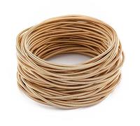 Beadthoven 50 Strands 2mm French Bullion Wire 12 Gauge Gimp Coil Light Gold Color Spiral Steel Memory Wire for Bracelet Jewelry Making Beading Embroidery Clothes Decoration