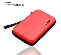 BEADY Nintendo NEW 2DS XL/NEW 2DS LL/3DS/NEW3DS/DSi/DSLite compatible storage case Nintendo video game console storage case Red