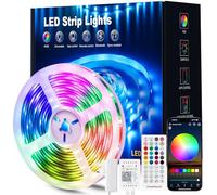 Beaeet LED Strip Light 10m, RGB Music Sync Colour Changing LED Lights for Bedroom, Smart Ambient Lights with Bluetooth App & Remote Control, Flexible Design, Kitchen, Ceiling, Gaming, Home Decoration