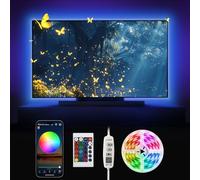 Beaeet LED Strip Light 30m, RGB Music Sync Colour Changing LED Lights for Bedroom, Upgrade Smart Ambient Lights with Bluetooth App & Remote Control, Flexible Design for Gaming, Ceiling, Decoration