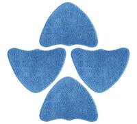 Beaface 4 PCS Steam Mop Pads Compatible with Vax Steam Mops S85-CM S86-SF-CC S86-SF-C and More, Microfibre Mop Cleaning Pads Replacement Mop Pad (Blue)