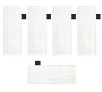 Beaface 5 Pack Microfibre Floor Cloth Pads Compatible with Karcher EasyFix SC2 SC3 SC4 SC5 Series Steam Cleaner, Steam Mop Replacement Pads Cleaner Accessories (White)