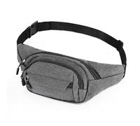 Beaface Bum Bag Waist Pack for Women Men, Travel Fanny Pack for Ladies Bumbags, Waterproof Crossbody Adjustable Lightweight Fanny Bag (Grey)