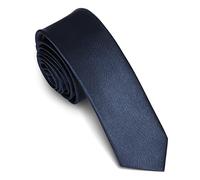 Beaface Men Ties 2" Formal Ties for Men Solid Color Wedding Business Ties 5cm (Navy)