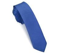 Beaface Men Ties 2" Formal Ties for Men Solid Color Wedding Business Ties 5cm (Royal Blue)