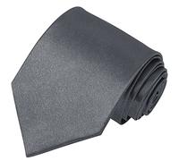 Beaface Men Ties Solid Color Neck Tie for Men Wedding Business Formal Neckties 3.15" (Dark Grey)