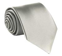 Beaface Men's Tie Solid Color Neckties For Men Business Wedding Formal Ties (Ivory White)