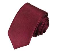 Beaface Ties for Men 2" Ties Mens Ties Solid Color Wedding Business Neckties 5cm (Burgundy)
