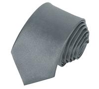 Beaface Ties for Men 2" Ties Mens Ties Solid Color Wedding Business Neckties 5cm (Dark Grey)