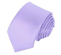 Beaface Ties for Men 2" Ties Mens Ties Solid Color Wedding Business Neckties 5cm (Light Purple)
