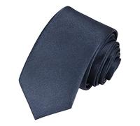 Beaface Ties for Men 2" Ties Mens Ties Solid Color Wedding Business Neckties 5cm (Navy)