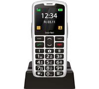 Beafon, SL260, Silverline, Button Phone, Senior Mobile Phone with SOS Emergency Button, Hearing Aid Compatible, M4/T4, Light Signal, Display 2.2 Inches (5.58 Inches), Silver