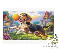 Beagle 100% Recycled Cardboard Beagle with Friends 1000 Piece Puzzle for Adults The Impossible Challenge 70x50cm/1000pcs