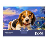 Beagle 1000 Piece Soft Meadow Pause Thick Cardboard Puzzle Adults Beginners Quiet Time Indoor Leisure Hobby 1000pc38x26cm/1000pcs