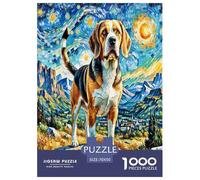 Beagle 1000 Pieces Animal Dog Jigsaw Puzzles with Paper Art Home Decors Adult Stunning Puzzle 70x50cm/1000pcs