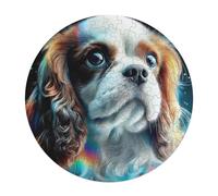 Beagle 120 Piece Circular Puzzle Animal Shape Premium Relaxing Puzzle Stress Relief Home Decor Educational Creative Challeng Challenging 120 PCS