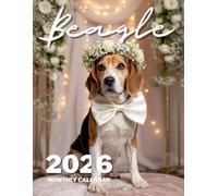 Beagle 2026 Calendar - 8.5 x 11 Inch Monthly Planner with Playful & Expressive Beagle Photos: 12 Months of Curious Eyes, Floppy Ears, and Happy Tails - Ideal for Home, Office, or Fridge Display