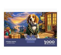Beagle Adult Jigsaws Beagle with Tiny Elves 1000 Piece The Impossible Challenge Challenging & Brainteasing 70x50cm/1000pcs