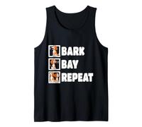 Beagle Bark Bay Repeat Funny Beagle Design for Dog Lover Tank Top