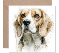 Beagle Birthday Card for Women and Men, Dog Breeds
