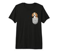 Beagle Chest Pocket for Dog Owners Premium T-Shirt
