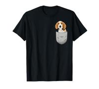 Beagle Chest Pocket for Dog Owners T-Shirt