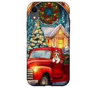 Beagle Christmas Dog Red Truck Holiday Case for iPhone XR