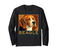 Beagle Classic Retro Portrait Long Sleeve T-Shirt