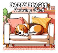 Beagle Coloring Book: Relaxing Beagle Dog Designs for Kids and Adults