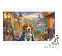 Beagle Colourful Beagle by Cozy Tavern 1000 Pcs Jigsaws for Adults The Impossible Challenge Brain Development 52x38cm/1000pcs