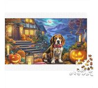 Beagle Colourful Beagle by Harvest Table 1000 Pcs Jigsaws for Adults The Impossible Challenge Brain Development 52x38cm/1000pcs