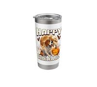 Beagle Costume Halloween Happy Beagleween Stainless Steel Insulated Tumbler
