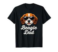 Beagle Dad Daddy Papa Retro Vintage T-Shirt
