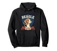 Beagle Dad Dog Lovers Men Women Vintage Father's Day Pullover Hoodie