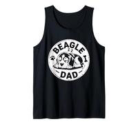 Beagle Dad Sleepy Beagle Puppy Dog Lover Tank Top