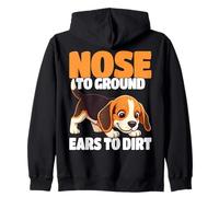 Beagle Design for Dog Lover Beagle Owner Zip Hoodie