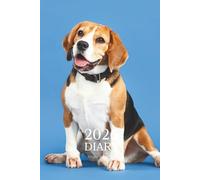 Beagle Dog 2026 Diary and journal, 52 week per view