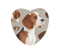 Beagle Dog Car Air Freshener Hanging, Long Lasting Scented Car Aromatherapy Tablets, Love form Fragrance Scented Cards for Vehicles, Bedroom, Wardrobe Black-style