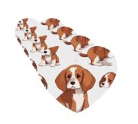 Beagle Dog Car Air Fresheners Cards Set of 4 Pieces Personalized Car Fresheners Gifts for Men Women Auto Aromatherapy Tablets Hanging Scented Cards for Wardrobe Bathroom