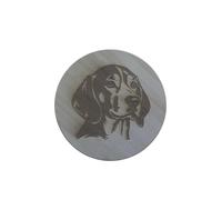 Beagle Dog Coaster - Wooden Engraved Design