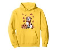 Beagle Dog Lover Pumpkin Fall Autumn Thanksgiving.png Pullover Hoodie