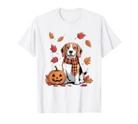 Beagle Dog Lover Pumpkin Fall Autumn Thanksgiving.png T-Shirt