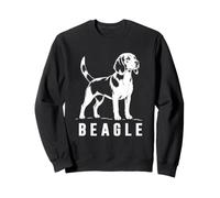 Beagle Dog Outline Loyal Hound Canine Lover Sweatshirt